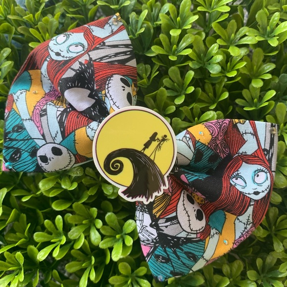 Accessories - Jack and sally fabric hair bow